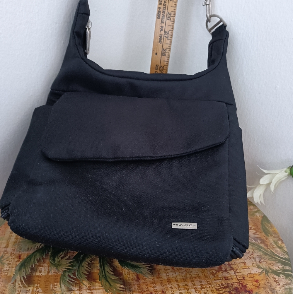 Black Travelon Shoulder Bag
